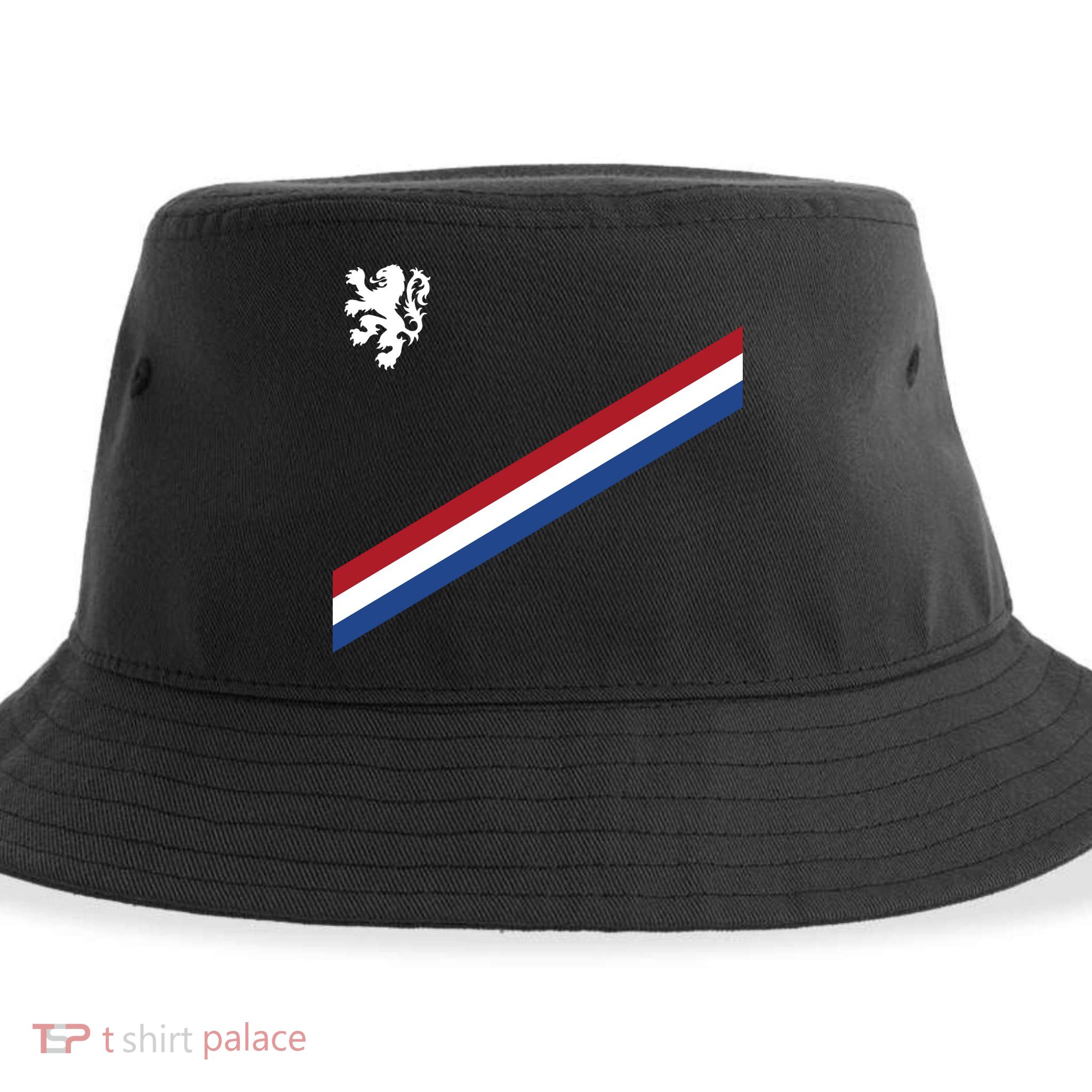 Netherlands Team Flag Jersey Soccer Sustainable Bucket Hat