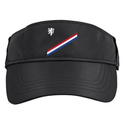 Netherlands Team Flag Jersey Soccer Adult Drive Performance Visor