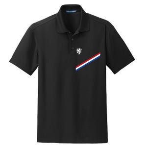 Netherlands Team Flag Jersey Soccer Dry Zone Grid Polo