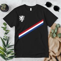 Netherlands Team Flag Jersey Soccer Premium T-Shirt