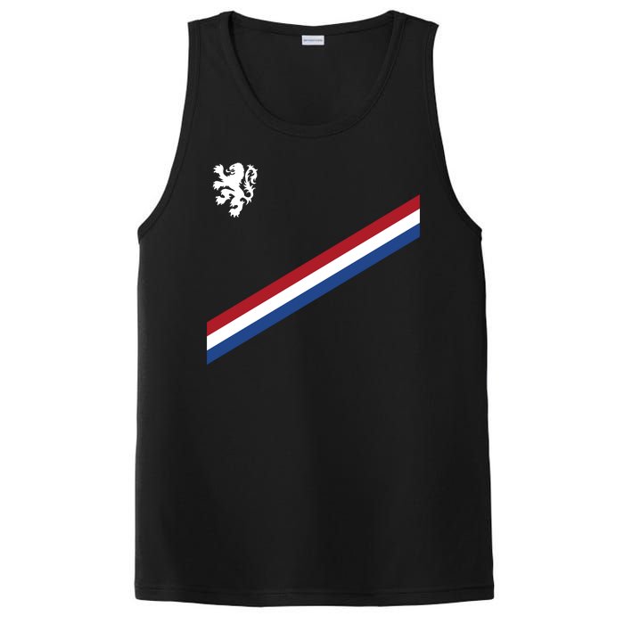 Netherlands Team Flag Jersey Soccer PosiCharge Competitor Tank