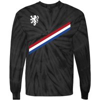 Netherlands Team Flag Jersey Soccer Tie-Dye Long Sleeve Shirt