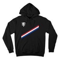 Netherlands Team Flag Jersey Soccer Tall Hoodie