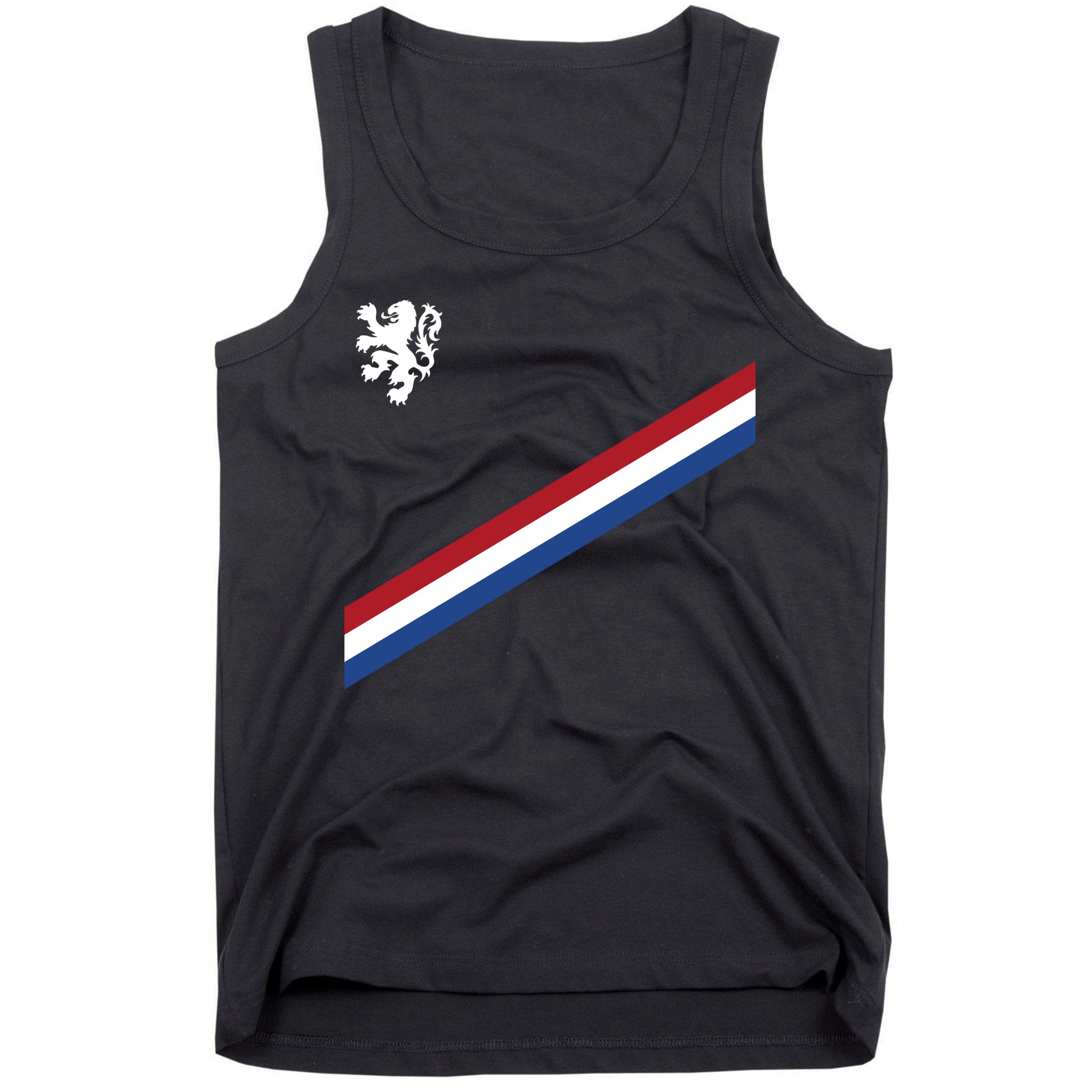 Netherlands Team Flag Jersey Soccer Tank Top