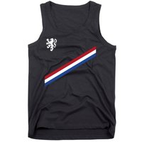 Netherlands Team Flag Jersey Soccer Tank Top