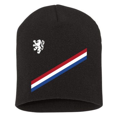 Netherlands Team Flag Jersey Soccer Short Acrylic Beanie