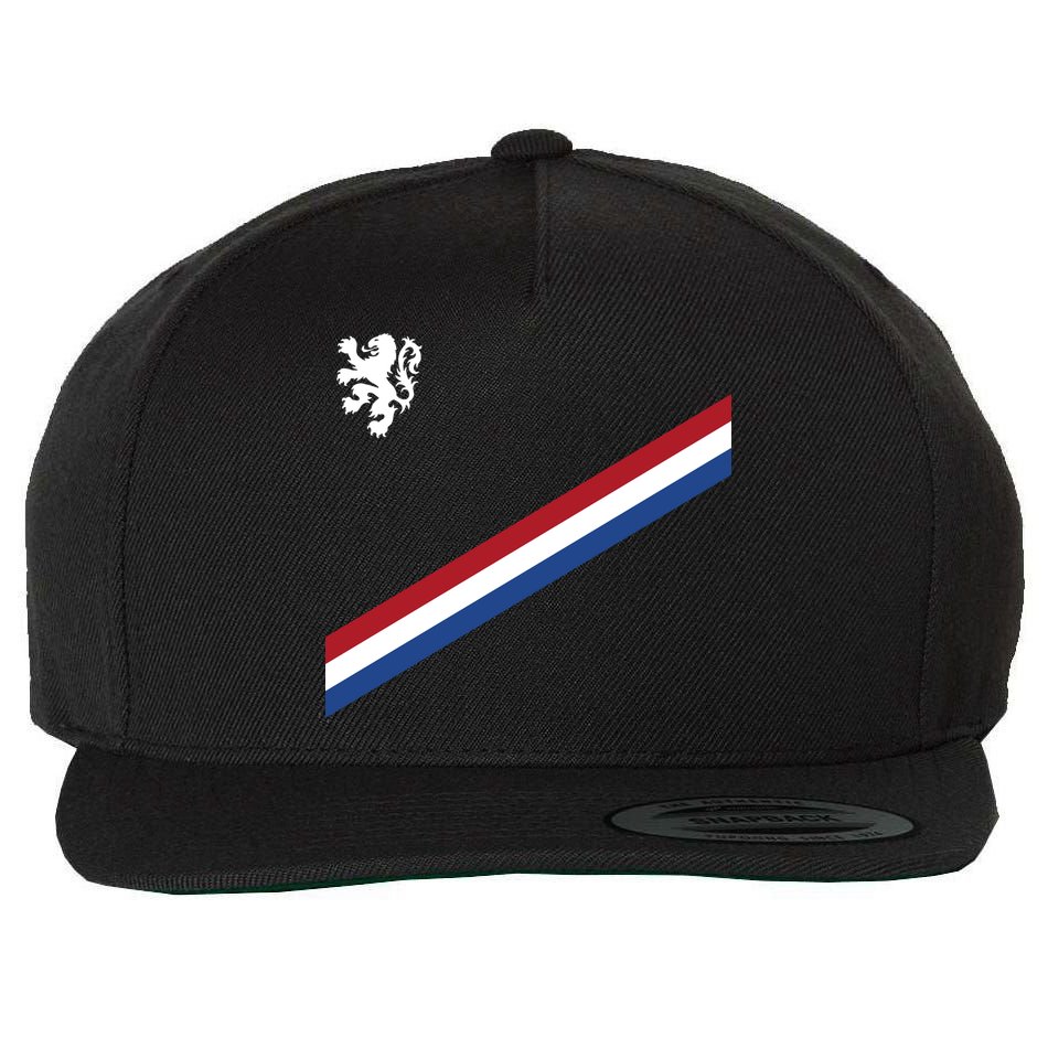 Netherlands Team Flag Jersey Soccer Wool Snapback Cap