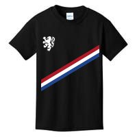 Netherlands Team Flag Jersey Soccer Kids T-Shirt