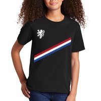 Netherlands Team Flag Jersey Soccer Kids T-Shirt