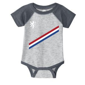 Netherlands Team Flag Jersey Soccer Infant Baby Jersey Bodysuit