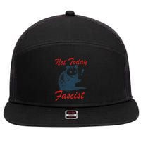 Not Today Fascist Funny Possum Meme Opossum Trash Panda .Png 7 Panel Mesh Trucker Snapback Hat