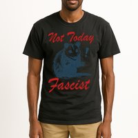 Not Today Fascist Funny Possum Meme Opossum Trash Panda .Png Tall T-Shirt