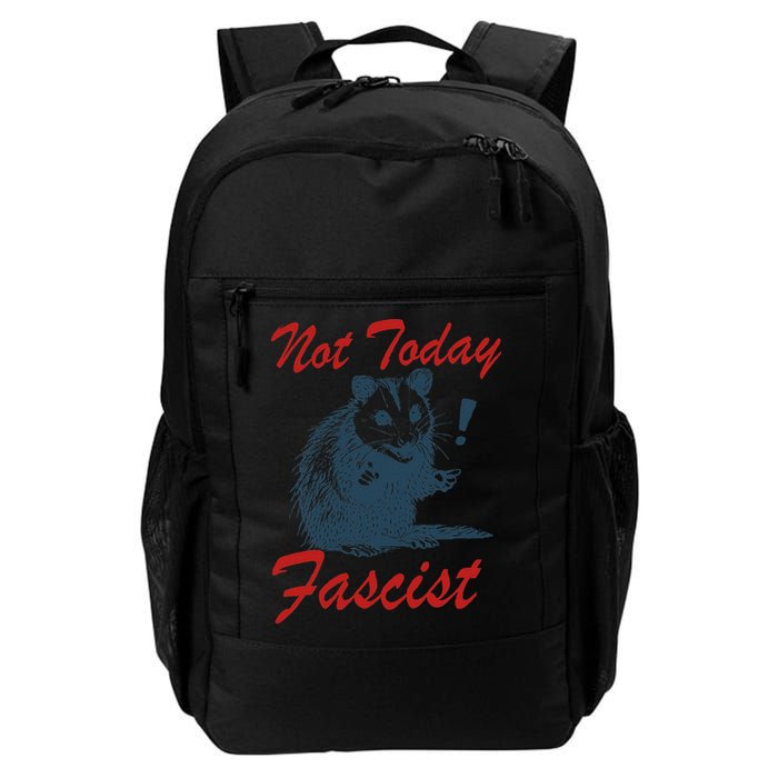 Not Today Fascist Funny Possum Meme Opossum Trash Panda .Png Backpack