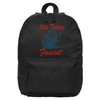 Not Today Fascist Funny Possum Meme Opossum Trash Panda .Png 16 in Basic Backpack