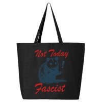 Not Today Fascist Funny Possum Meme Opossum Trash Panda .Png 25L Jumbo Tote