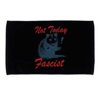 Not Today Fascist Funny Possum Meme Opossum Trash Panda .Png Microfiber Hand Towel