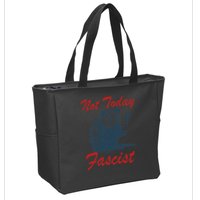 Not Today Fascist Funny Possum Meme Opossum Trash Panda .Png Zip Tote Bag