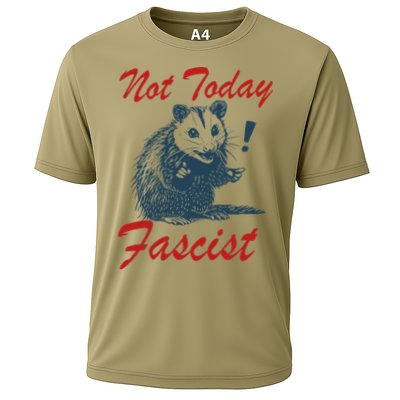Not Today Fascist Funny Possum Meme Opossum Trash Panda .Png Performance Shirt