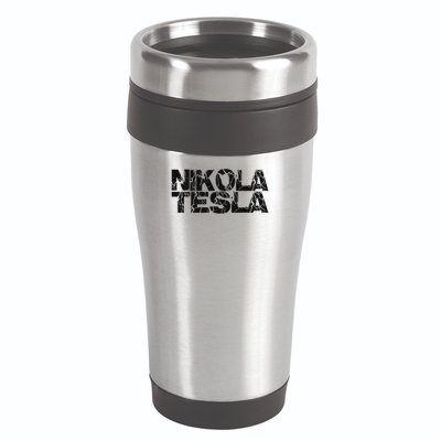 Nikola Tesla , Free Energy, Ac Power, Inventor 16oz Travel Tumbler