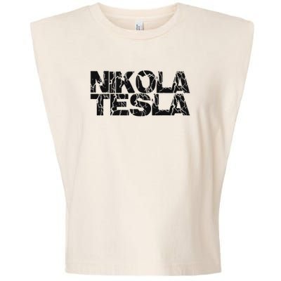 Nikola Tesla , Free Energy, Ac Power, Inventor Garment-Dyed Women's Muscle Tee