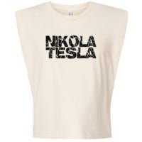 Nikola Tesla , Free Energy, Ac Power, Inventor Garment-Dyed Women's Muscle Tee