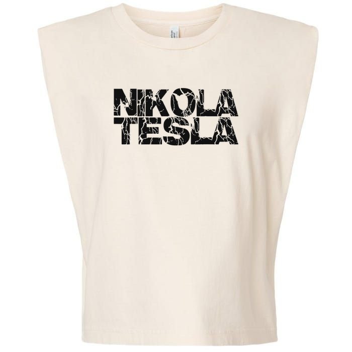 Nikola Tesla , Free Energy, Ac Power, Inventor Garment-Dyed Women's Muscle Tee