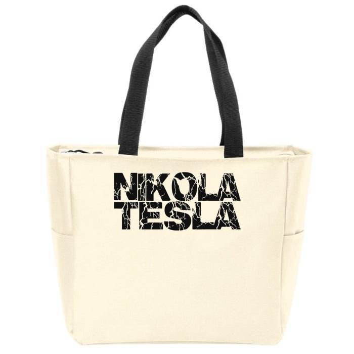 Nikola Tesla , Free Energy, Ac Power, Inventor Zip Tote Bag