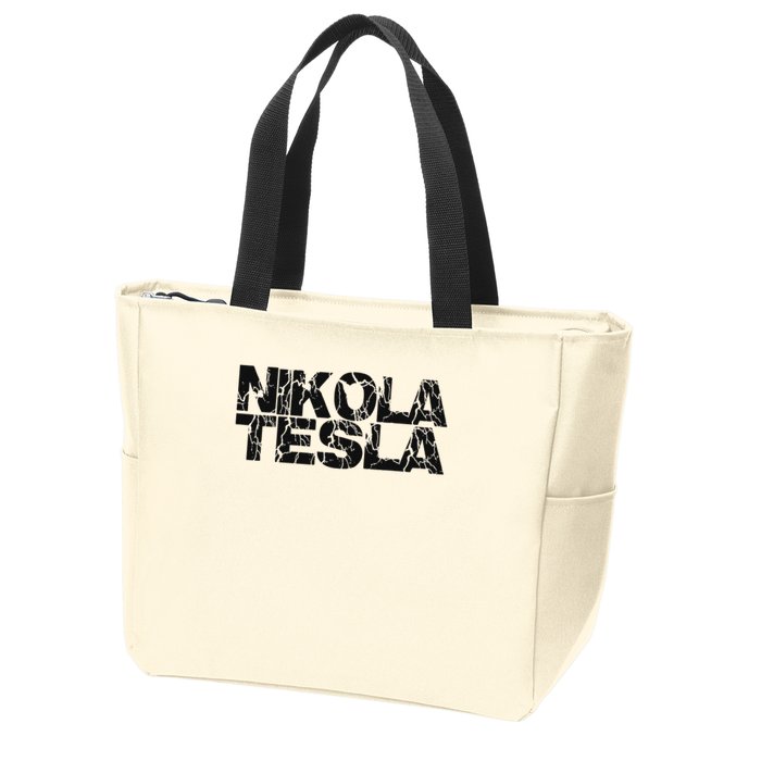 Nikola Tesla , Free Energy, Ac Power, Inventor Zip Tote Bag