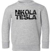 Nikola Tesla , Free Energy, Ac Power, Inventor Toddler Sweatshirt