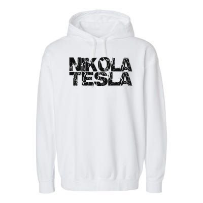 Nikola Tesla , Free Energy, Ac Power, Inventor Garment-Dyed Fleece Hoodie
