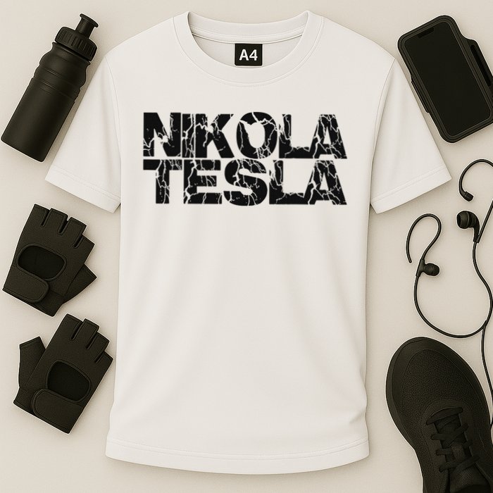 Nikola Tesla , Free Energy, Ac Power, Inventor Performance Shirt