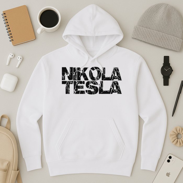 Nikola Tesla , Free Energy, Ac Power, Inventor Hoodie
