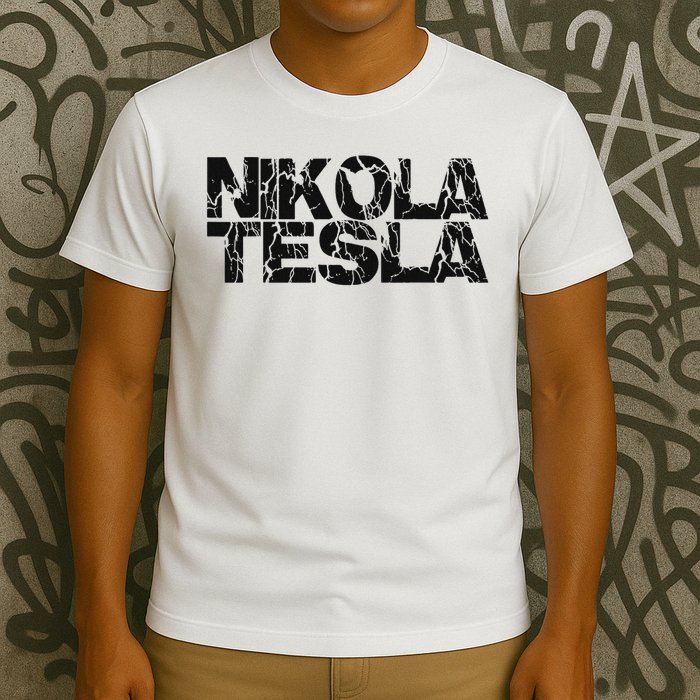 Nikola Tesla , Free Energy, Ac Power, Inventor T-Shirt