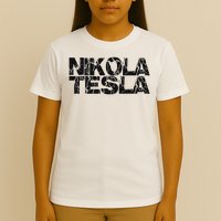 Nikola Tesla , Free Energy, Ac Power, Inventor T-Shirt