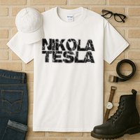 Nikola Tesla , Free Energy, Ac Power, Inventor Tall T-Shirt
