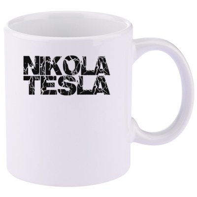 Nikola Tesla , Free Energy, Ac Power, Inventor 11oz C Handle Ceramic Mug
