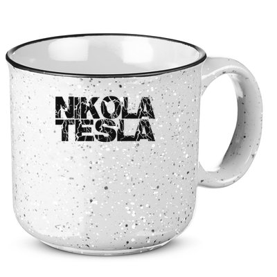 Nikola Tesla , Free Energy, Ac Power, Inventor 15oz Campfire Ceramic Mug