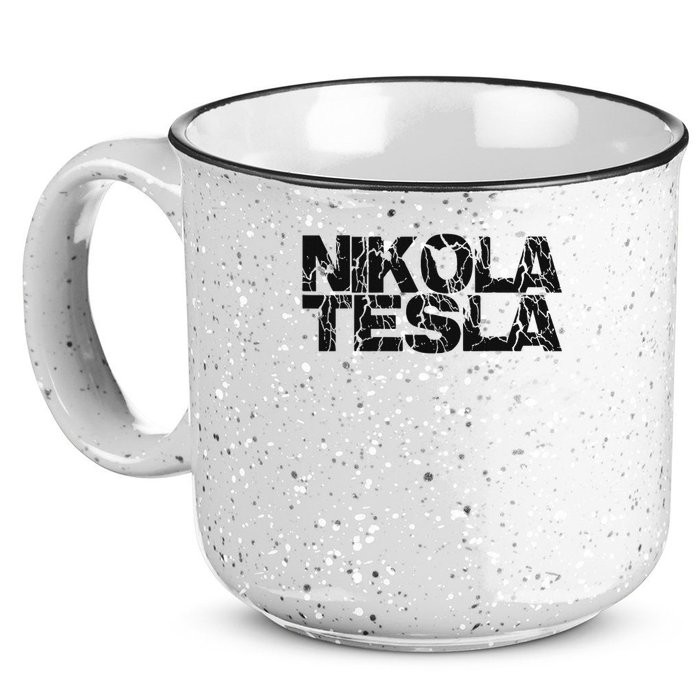 Nikola Tesla , Free Energy, Ac Power, Inventor 15oz Campfire Ceramic Mug