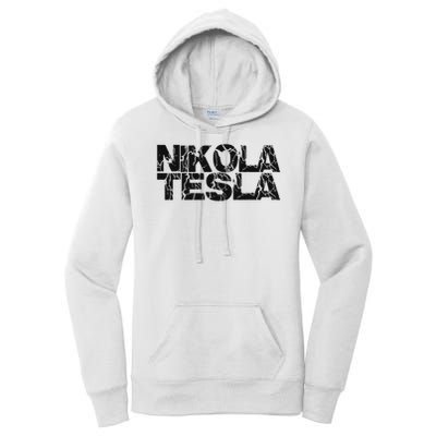 Nikola Tesla , Free Energy, Ac Power, Inventor Women's Pullover Hoodie
