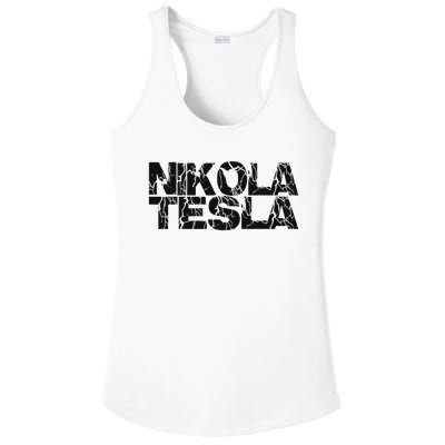 Nikola Tesla , Free Energy, Ac Power, Inventor Ladies PosiCharge Competitor Racerback Tank