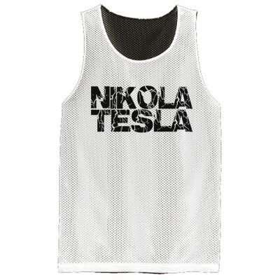 Nikola Tesla , Free Energy, Ac Power, Inventor Mesh Reversible Basketball Jersey Tank