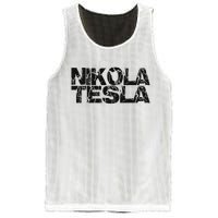 Nikola Tesla , Free Energy, Ac Power, Inventor Mesh Reversible Basketball Jersey Tank