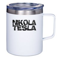 Nikola Tesla , Free Energy, Ac Power, Inventor 12oz Stainless Steel Coffee Mug