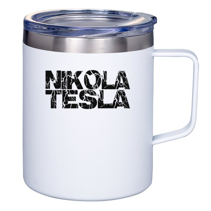 Nikola Tesla , Free Energy, Ac Power, Inventor 12oz Stainless Steel Coffee Mug