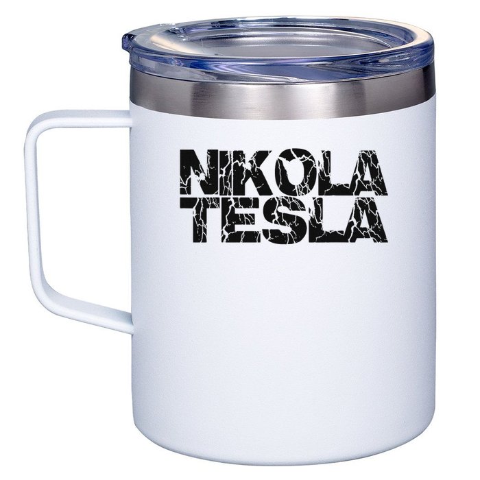 Nikola Tesla , Free Energy, Ac Power, Inventor 12oz Stainless Steel Coffee Mug