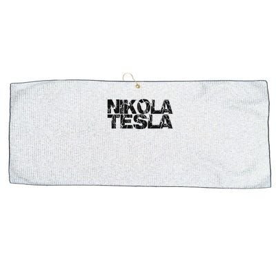 Nikola Tesla , Free Energy, Ac Power, Inventor Large Microfiber Waffle Golf Towel