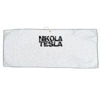 Nikola Tesla , Free Energy, Ac Power, Inventor Large Microfiber Waffle Golf Towel