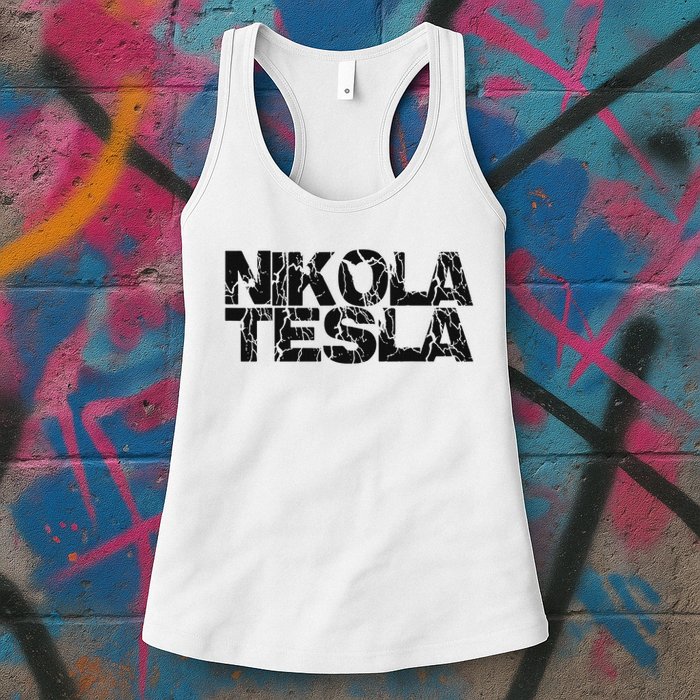 Nikola Tesla , Free Energy, Ac Power, Inventor Womens Tank Top