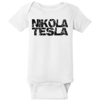 Nikola Tesla , Free Energy, Ac Power, Inventor Baby Bodysuit