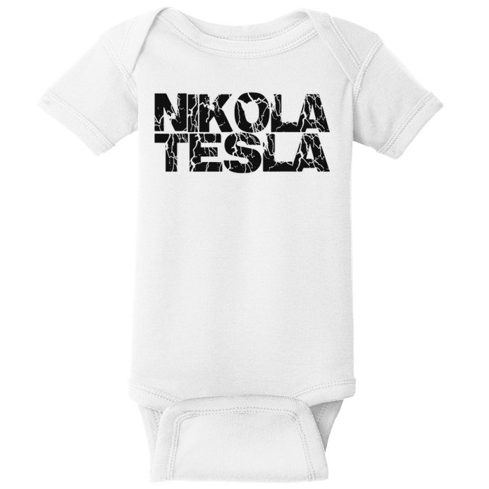 Nikola Tesla , Free Energy, Ac Power, Inventor Baby Bodysuit